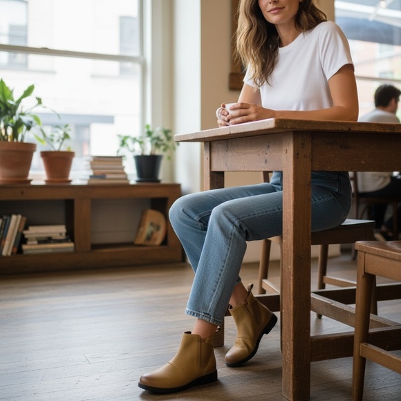 Sorel Shoes - 🎉HP🎉 Sorel Brown Leather Ankle Booties